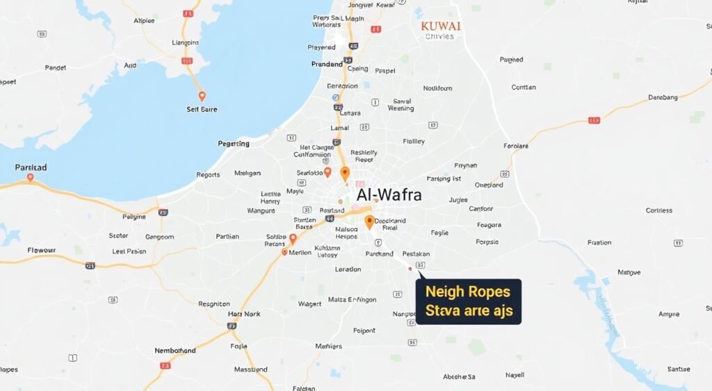 خريطة مناطق خدمة فني صحي الوفرة خريطة مناطق خدمة فني صحي الوفرة