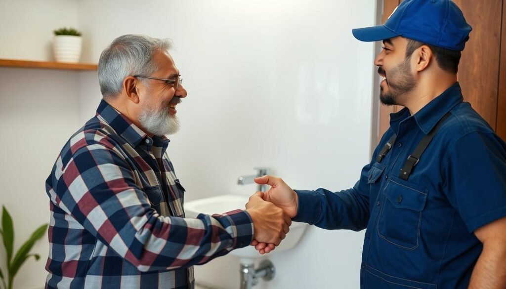 عميل راضٍ عن خدمات فني صحي العدان عميل راضٍ عن خدمات فني صحي العدان