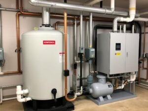 سخان مياه مركزي كبير لتركيب سخانات في المباني الكبيرة