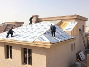 عزل أسطح المنازل في الجهراء