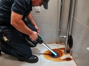 فني صحي بالكويت يقوم بتسليك مجاري