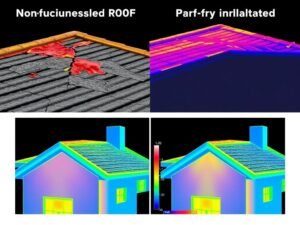 مقارنة بين سطح معزول وغير معزول في منطقة حولي بالكويت