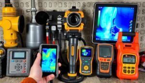 أجهزة كشف الخرير وتسربات المياه الحديثة المستخدمة في تحديد مكان التسرب بدقة