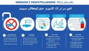إجراءات طوارئ لمشاكل السباكة المنزلية