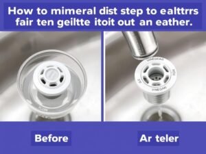 إزالة الترسبات الكلسية من فوهة الخلاط