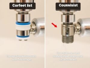 الأخطاء الشائعة في تركيب خلاطات المياه