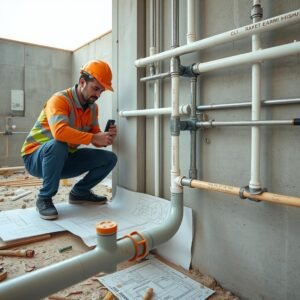 تأسيس شبكات السباكة بواسطة فني صحي السلام