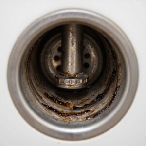 تراكم الدهون في مجاري المطبخ