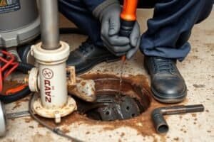 تسليك مجاري احترافي بواسطة فني صحي الزهراء