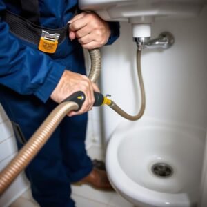 تسليك مجاري بواسطة فني صحي في منطقة السلام