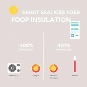 رسم بياني يوضح توفير الطاقة بعد تركيب عازل الأسطح رسم بياني يوضح توفير الطاقة بعد تركيب عازل الأسطح