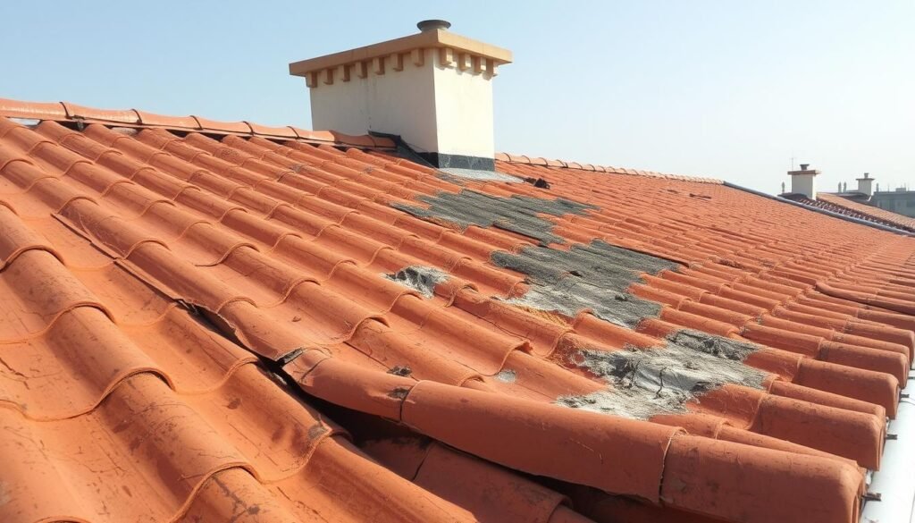 سطح منزل في الدسمة يعاني من مشاكل تسرب المياه والحرارة العالية