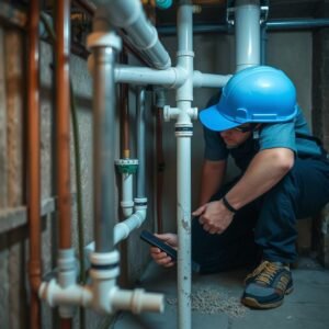 صيانة شبكات المياه والصرف الصحي في الفروانية