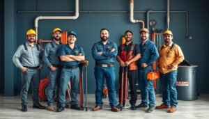 فريق فني صحي الكويت المحترف مع معدات متطورة