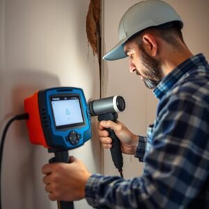 كشف وإصلاح تسربات المياه بواسطة فني صحي السلام