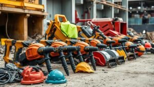 معدات تكسير حديثة مستخدمة في مواقع البناء معدات تكسير حديثة مستخدمة في مواقع البناء