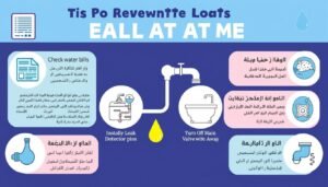 نصائح للوقاية من تسربات المياه في المنزل - كشف الخرير وتسربات المياه