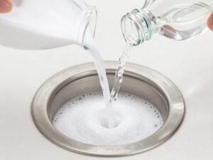 استخدام الصودا والخل لتسليك البالوعات والأنابيب