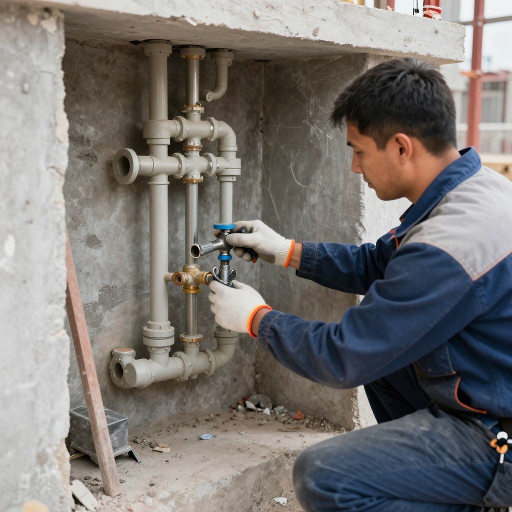 تأسيس شبكات الصرف الصحي في الكويت