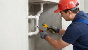 سباك صحي يعمل وفق المعايير الفنية المعتمدة