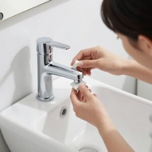 صيانة دورية للأدوات الصحية في الحمام والمطبخ