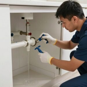 فحص دوري لأنابيب المياه في منزل بحولي فحص دوري لأنابيب المياه في منزل بحولي