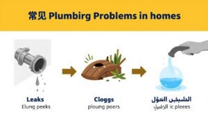 مشاكل السباكة الشائعة في المنازل والحلول المناسبة لها