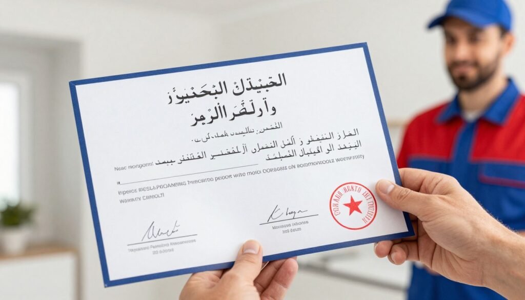 وثيقة ضمان فني صحي مع ضمان في الكويت وثيقة ضمان فني صحي مع ضمان في الكويت