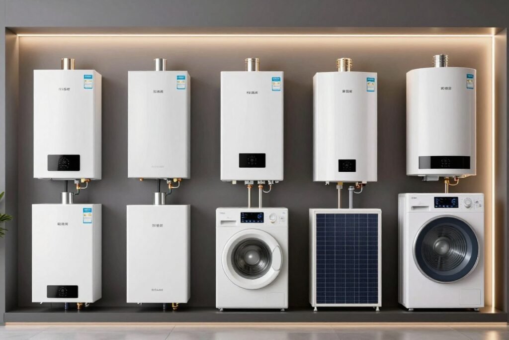 أنواع سخانات المياه المختلفة المستخدمة في الكويت