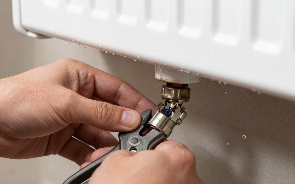 إصلاح تسريب سخان مركزي