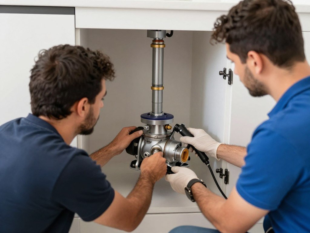 تركيب مضخة مياه جديدة في منزل بالكويت