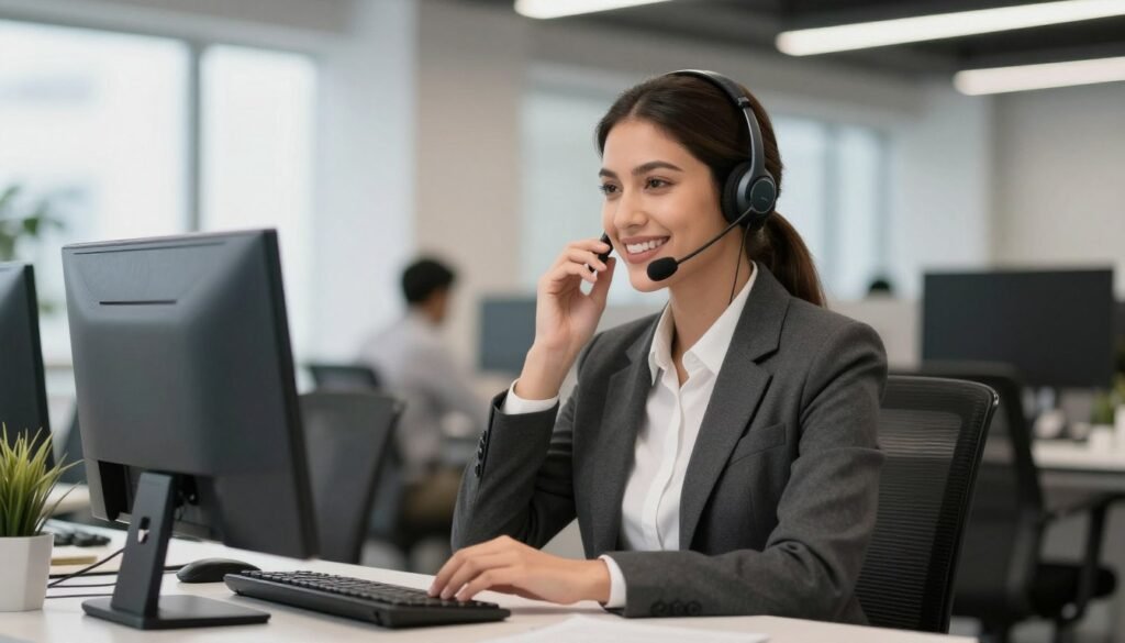 خدمة عملاء احترافية للرد على استفساراتك