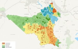 خريطة مناطق الخدمة في الجهراء الكويت