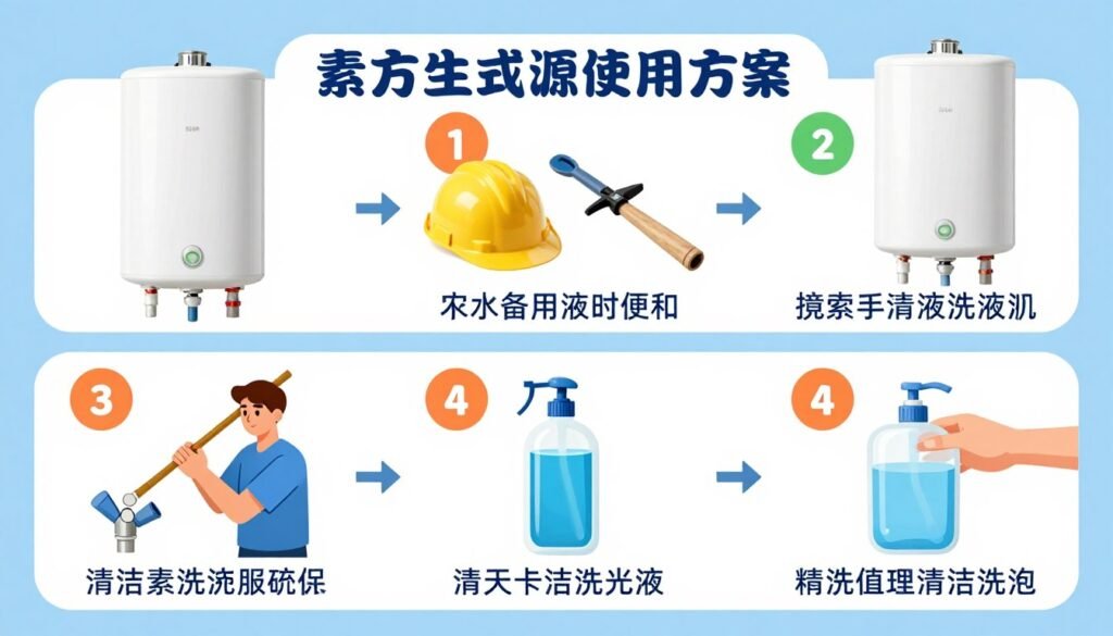 خطوات تنظيف سخان الماء خطوة بخطوة