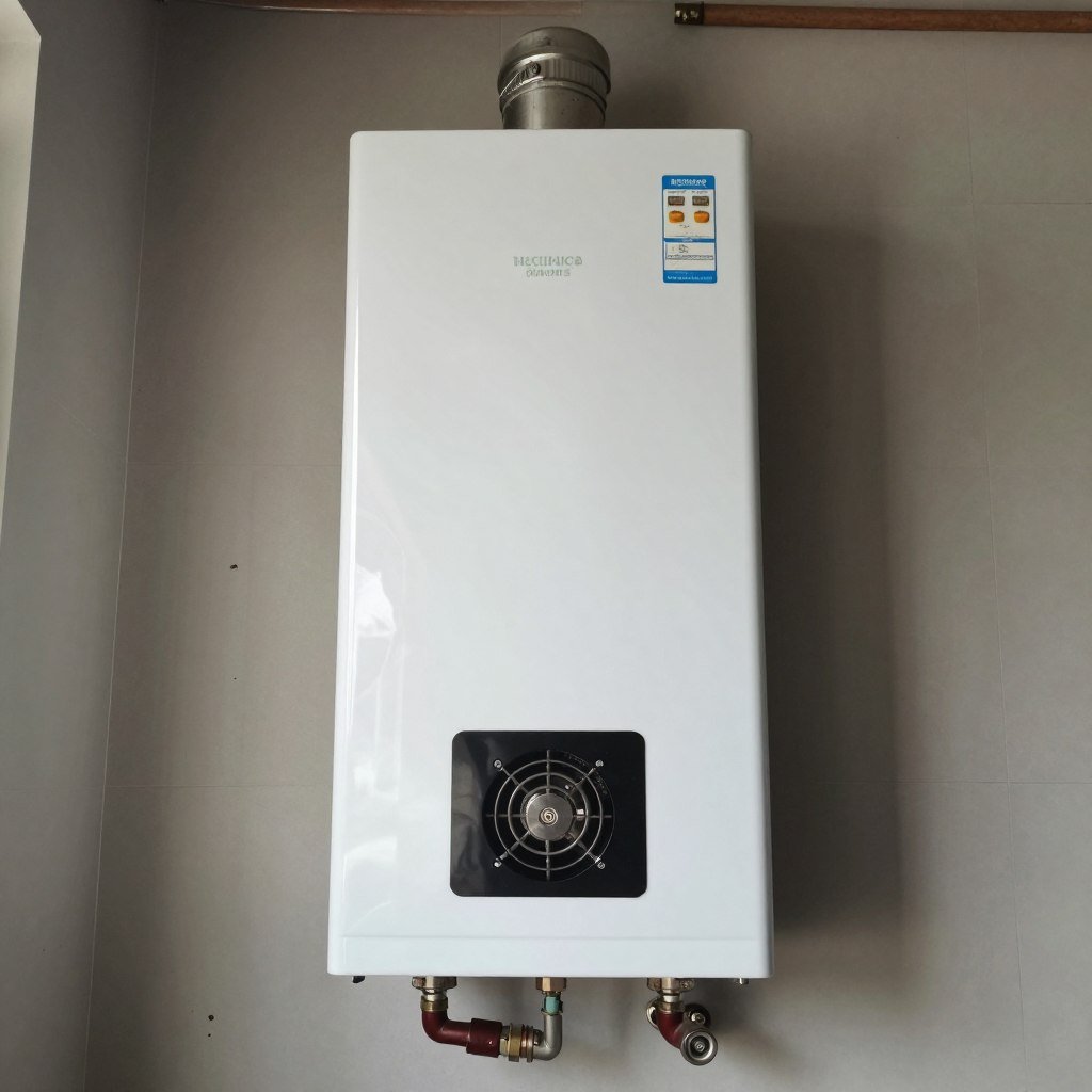 سخان مركزي كبير يعمل بالغاز