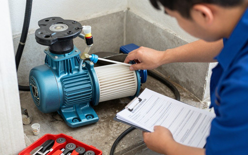 صيانة مضخات المياه الدورية