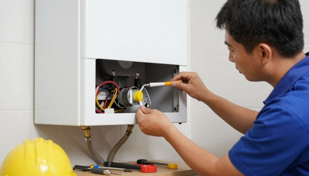 صيانة وإصلاح سخان المياه في المنزل