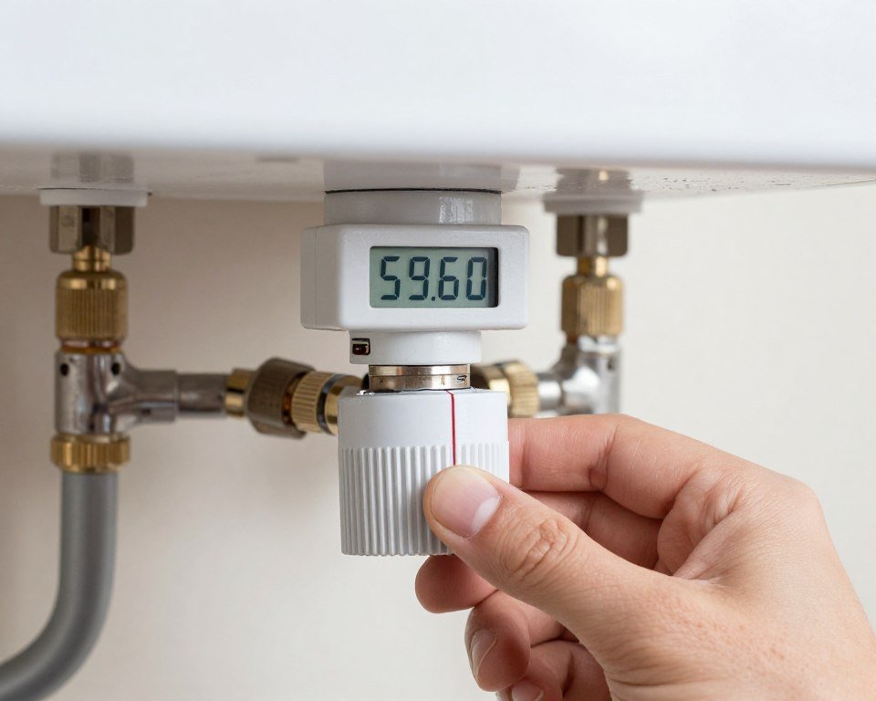 ضبط درجة حرارة سخان الماء المثالية