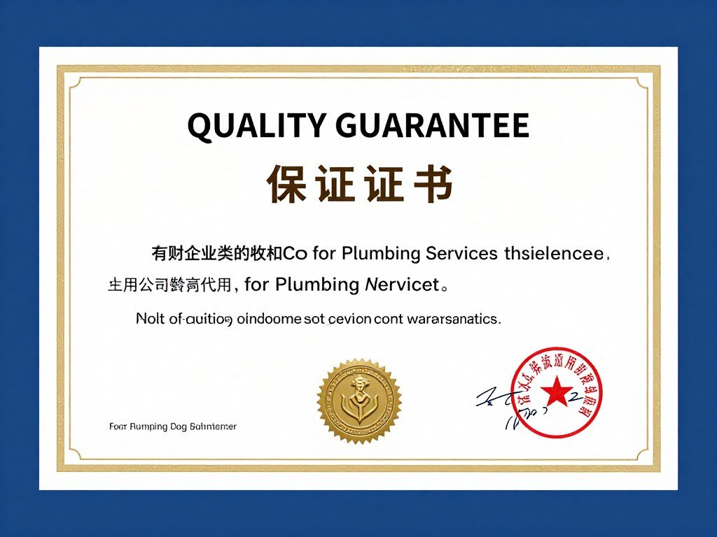 ضمان الجودة في خدمات السباكة