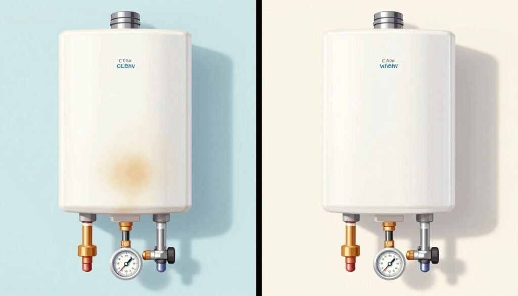 علامات تراكم الرواسب في سخانات المياه