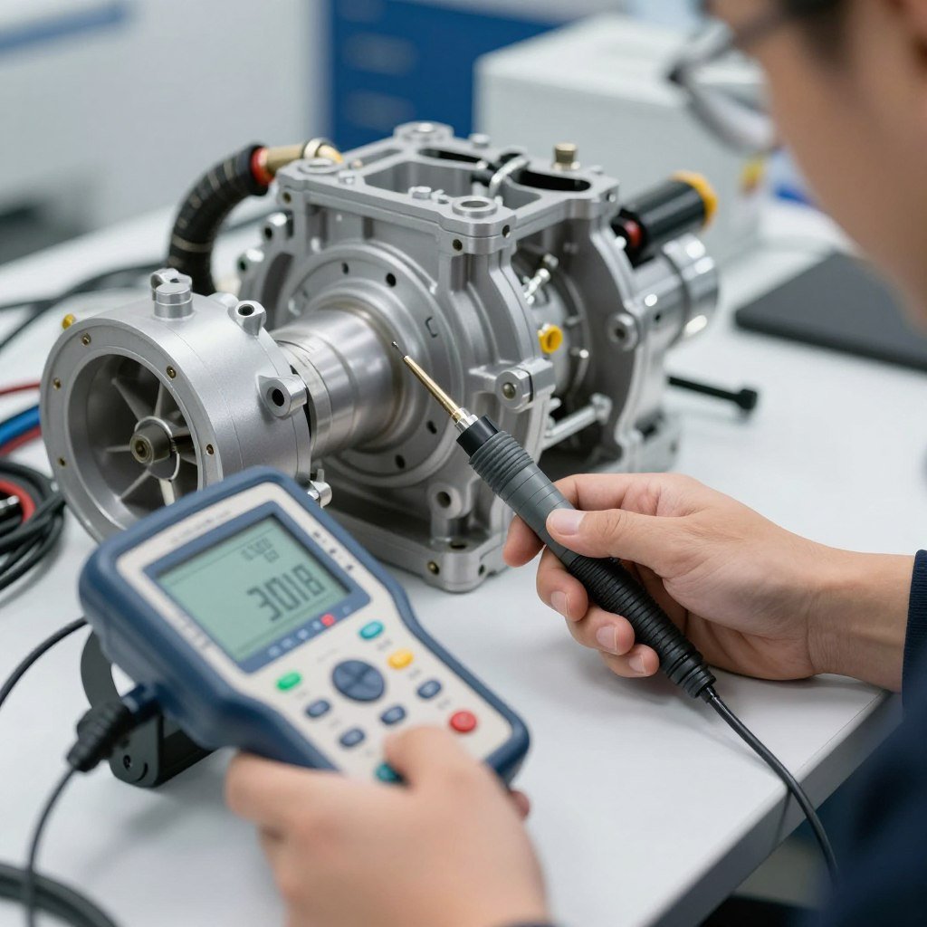 فحص المضخة بأدوات حديثة
