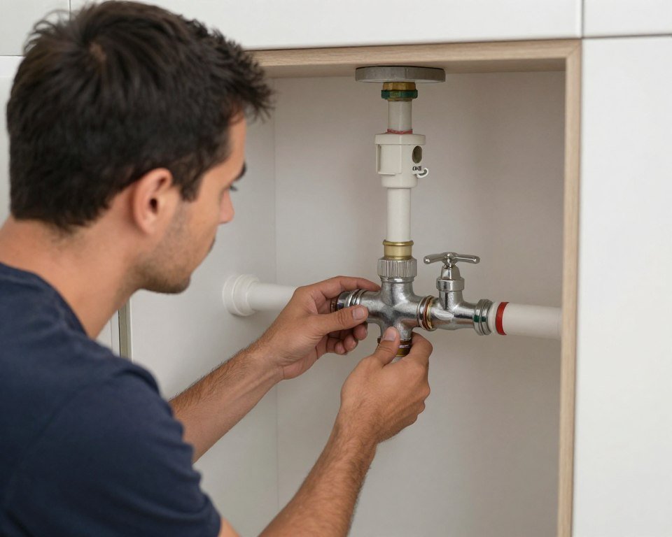 فحص دوري لنظام السباكة المنزلي