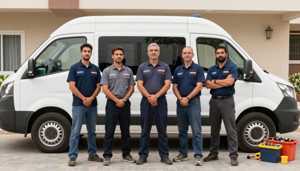 فريق عمل خدمات السباكة في الكويت