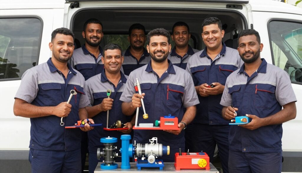 فريق عمل محترف متخصص في مضخات المياه