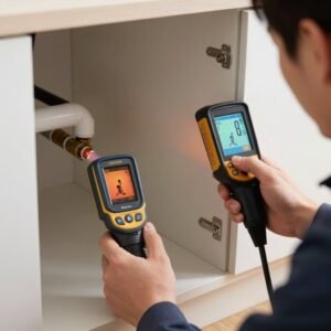 كشف تسريب المياه باستخدام معدات حديثة