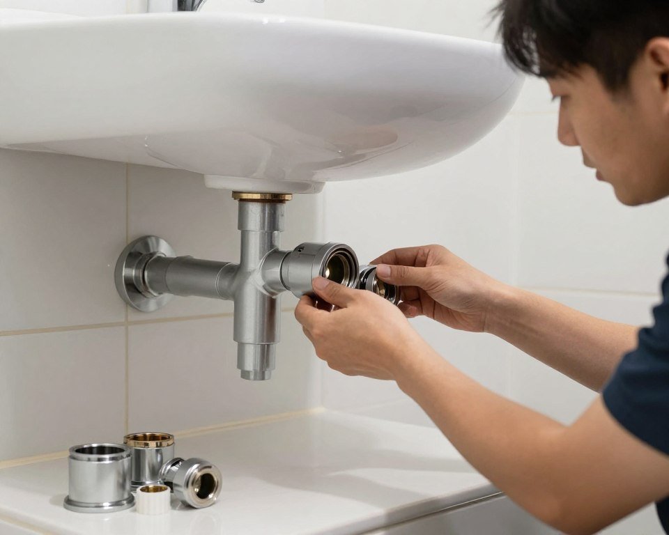 استبدال قطع الغيار وإصلاح الأدوات الصحية