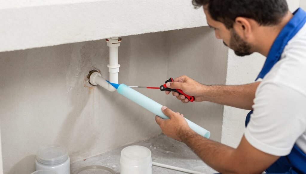 تصليح تسريب المياه العدان بواسطة فني متخصص