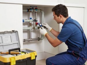 فني صحي يقوم بصيانة سباكة شاملة فني صحي يقوم بصيانة سباكة شاملة