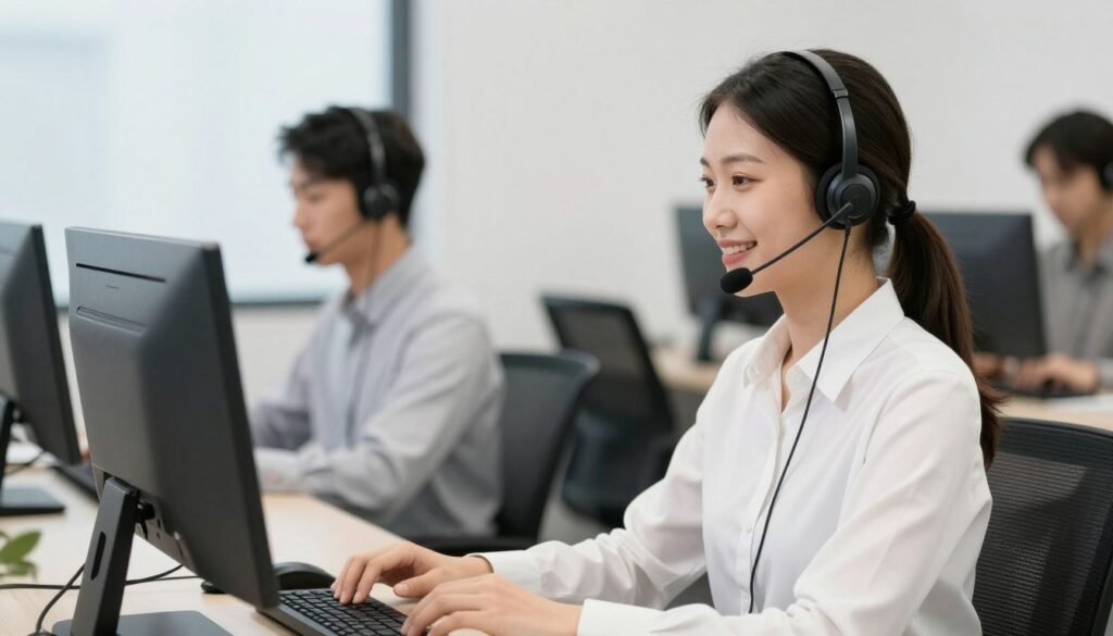 فريق خدمة العملاء جاهز للرد على استفساراتك