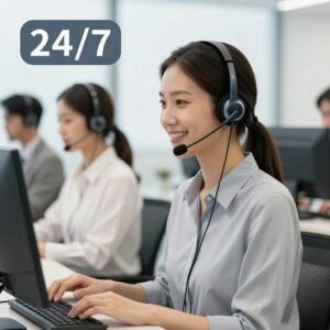 خدمة عملاء ممتازة على مدار الساعة